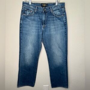 Lucky Brand Men's Straight Leg 181 Jean in OL Aeromarine-‎ Sz 34x32